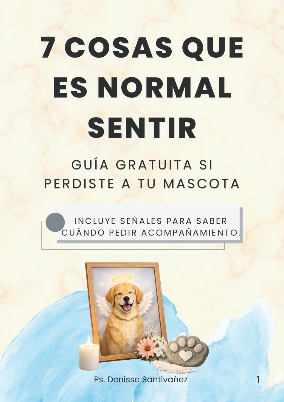 Portada de la guía gratuita sobre el duelo por mascotas